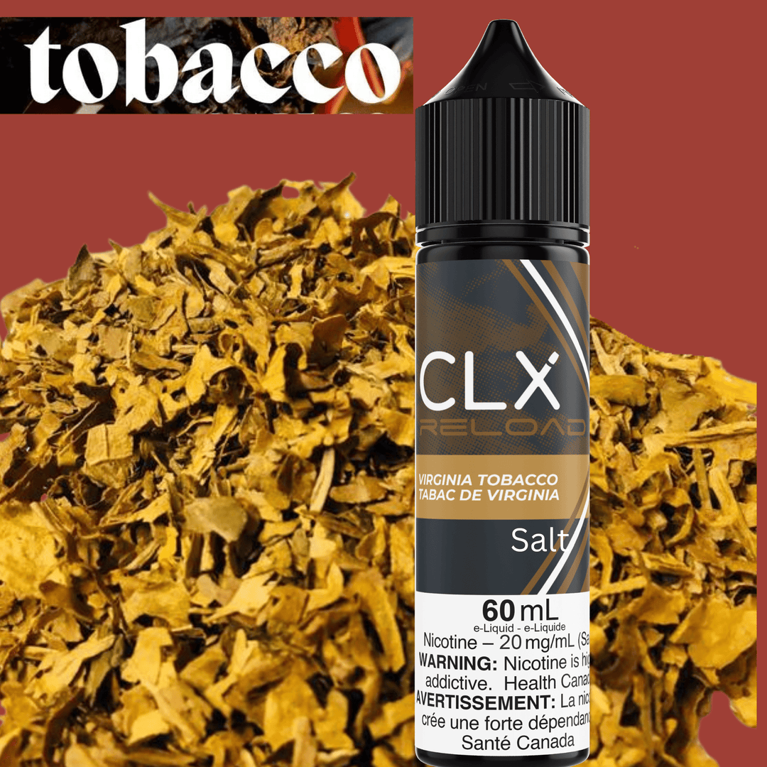 CLX Reload 60ml Salt-Virginia Tobacco 60ml / 20mg Winkler Vape SuperStore and Bong Shop Manitoba Canada