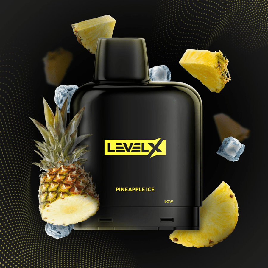 Level X Closed Pod Systems 7000Puffs / 20mg Level X Essential Pod-Pineapple Ice Level X Essential Pod-Pineapple Ice-Winkler Vape SuperStore Manitoba, CA