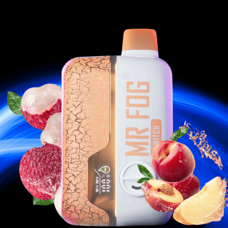 Mr Fog Disposables Disposables 15000 Puffs Mr Fog Switch SW15000 Disposable Vape-Peach Lychee Mr Fog Switch SW15000 Disposable Vape-Peach Lychee Ice - Winkler Vape SuperStore and Bong Shop Canada