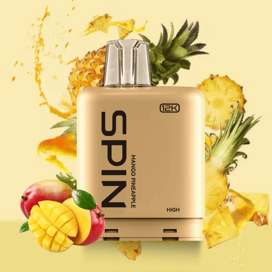 Spin Fizz X Closed Pod System 12000 Puffs / 20mg Spin Fizz X Pod 12000 - Mango Pineapple Spin Fizz X Pod 12000 - Mango Pineapple in Manitoba at Winkler Vape SuperStore.