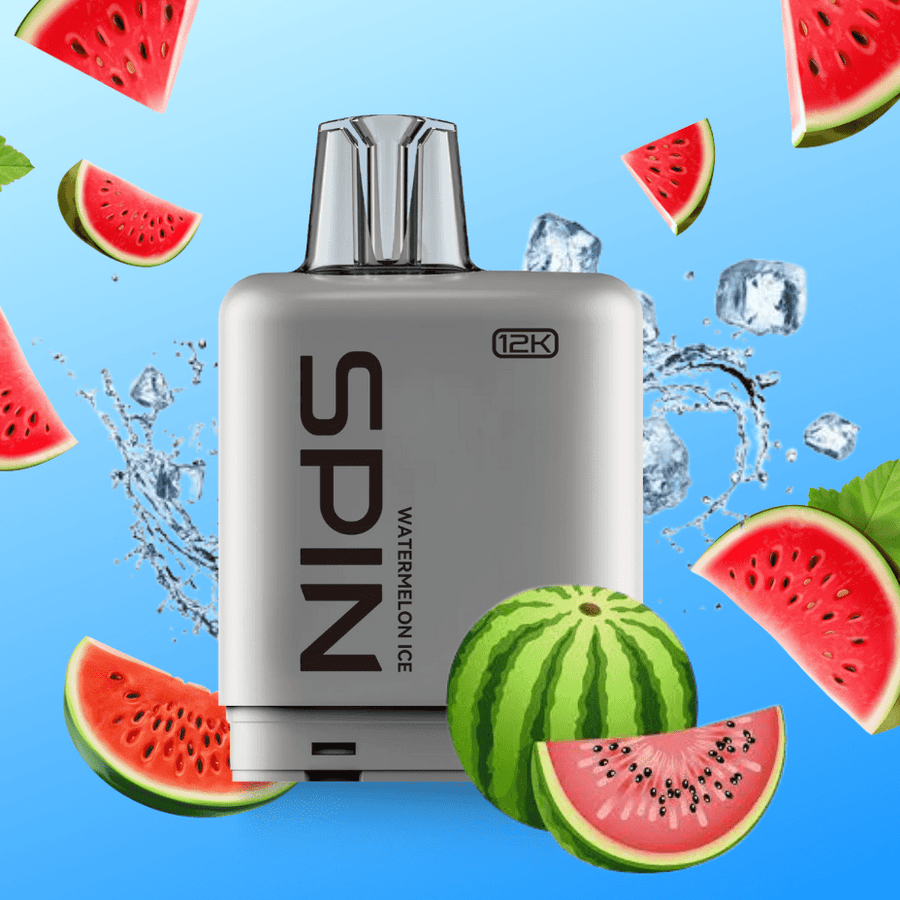 Spin Fizz X Closed Pod System 12000 Puffs / 20mg Spin Fizz X Pod 12000 - Watermelon Ice Spin Fizz X Pod 12000 - Watermelon Ice in Canada at Winkler Vape