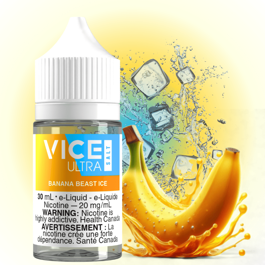 Vice Ultra Salt - Banana Beast Ice at Airdrie Vape SuperStore and Bong Shop in Alberta Canada