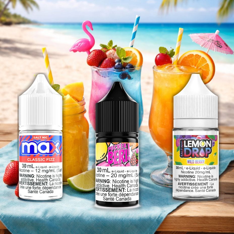 Beverage Salt Nic E-Liquid Winkler Vape SuperStore and Bong Shop Manitoba Canada