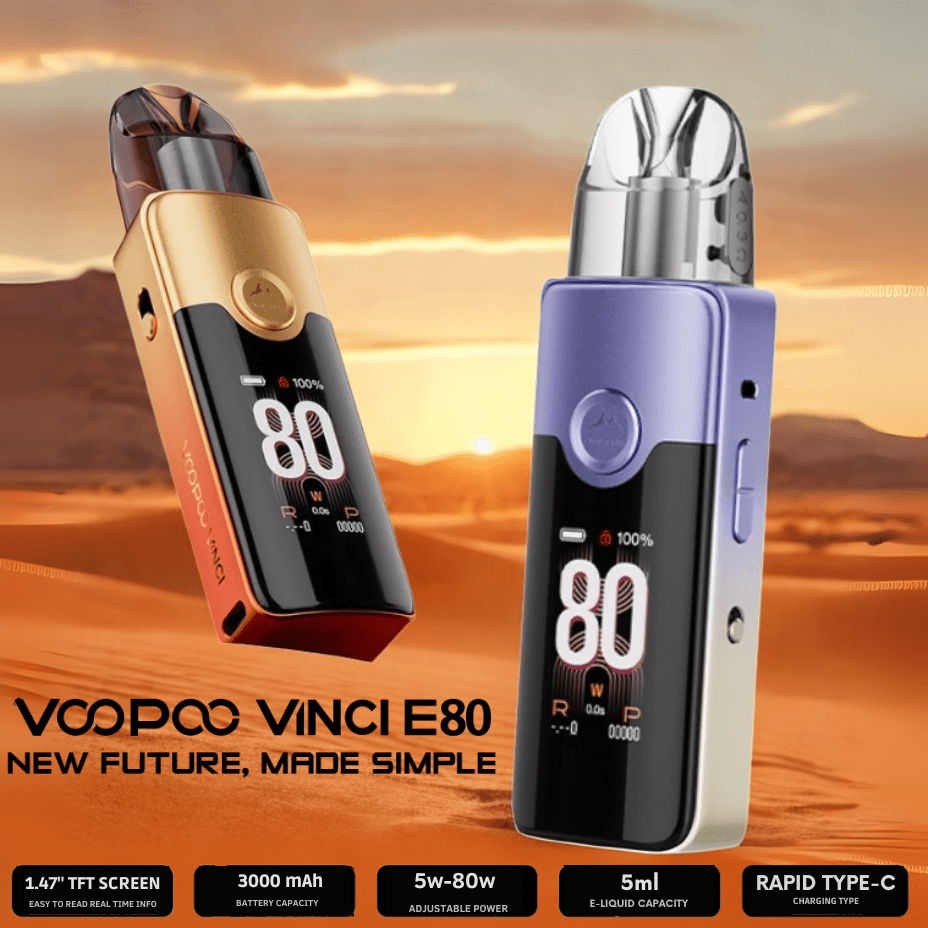 Buy the VooPoo Vinci E80 Pod Kit at Winkler Vape SuperStore and Bong Shop Manitoba Canada