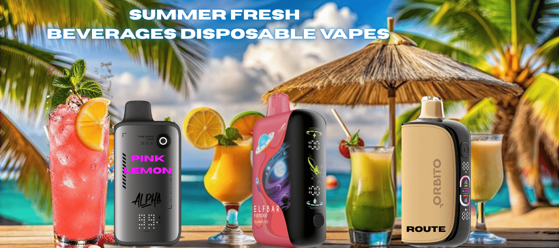 Disposable Beverage Flavours Winkler Vape SuperStore and Bong Shop Manitoba Canada