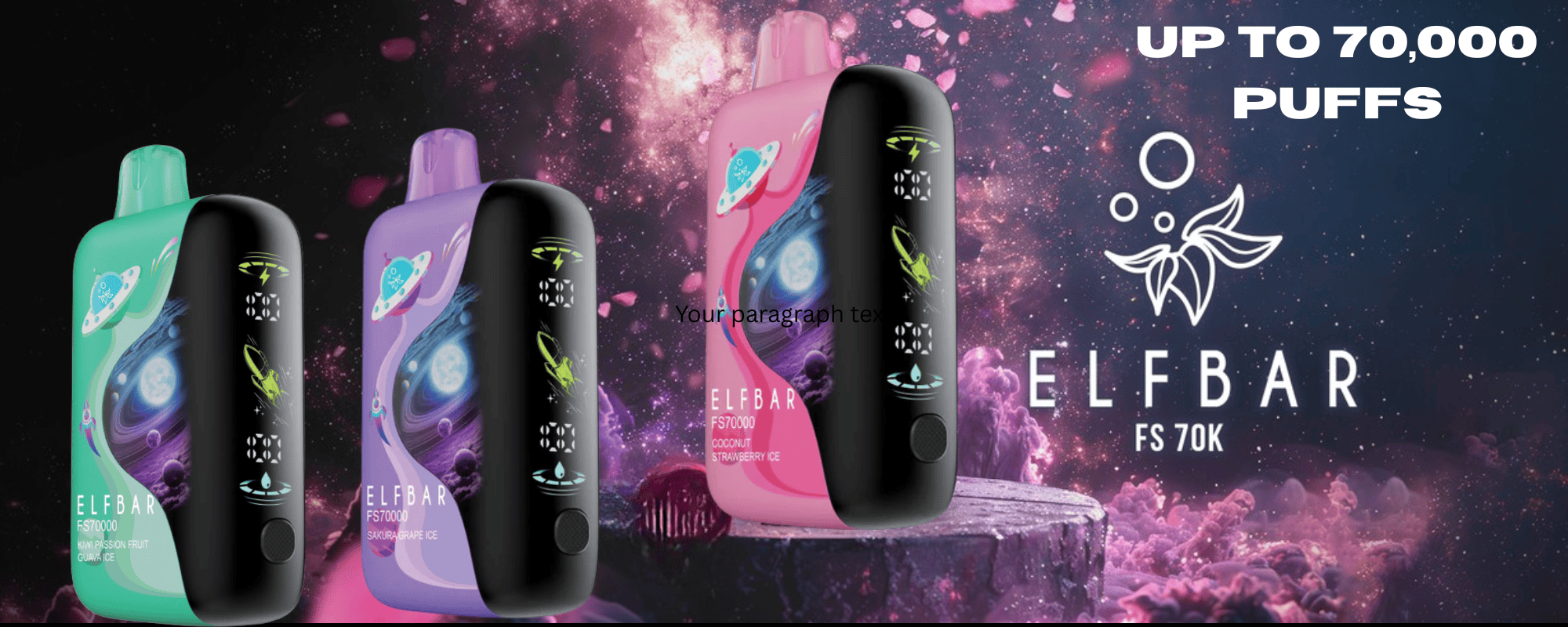 ElfBar FS70k disposable vapes in Manitoba