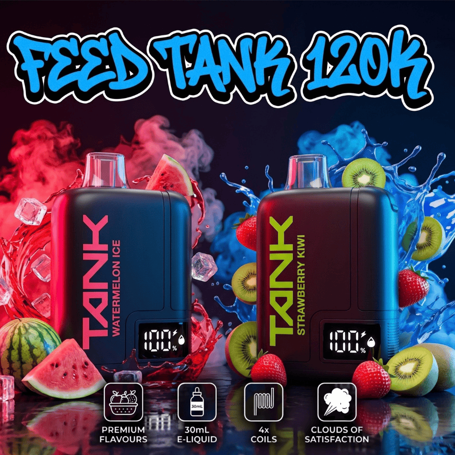 Feed Tank 120K Disposable Vapes Winkler Vape SuperStore and Bong Shop Manitoba Canada