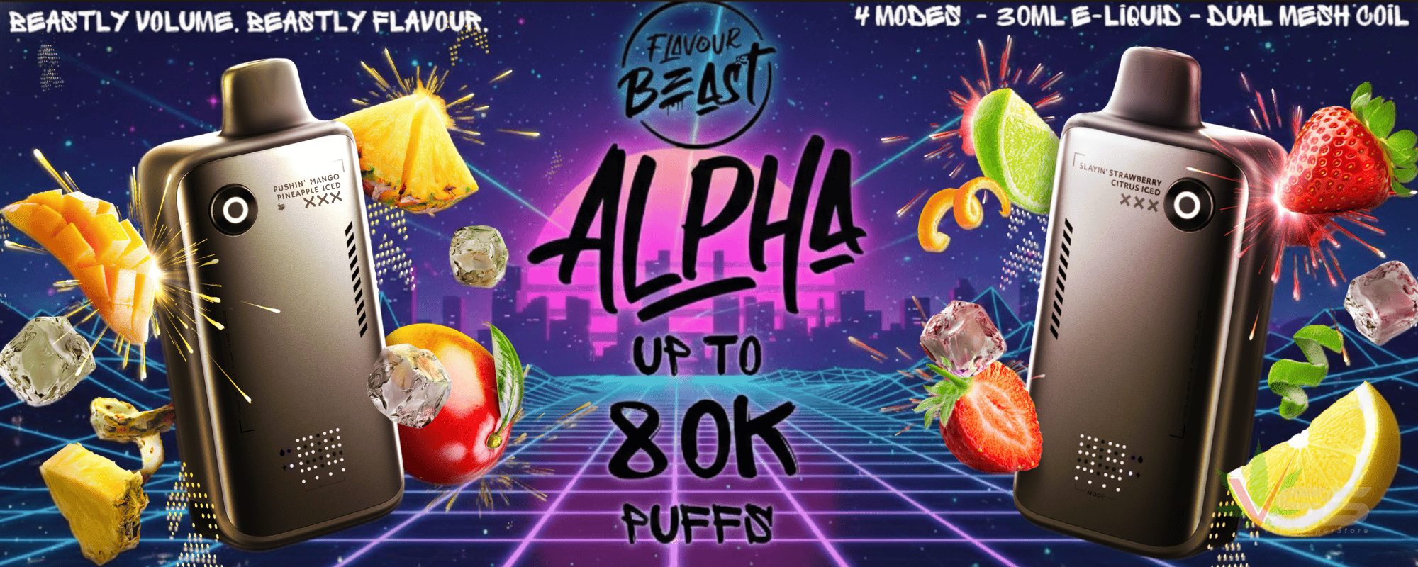 Flavour Beast Alpha disposables sale price in Winkler Manitoba