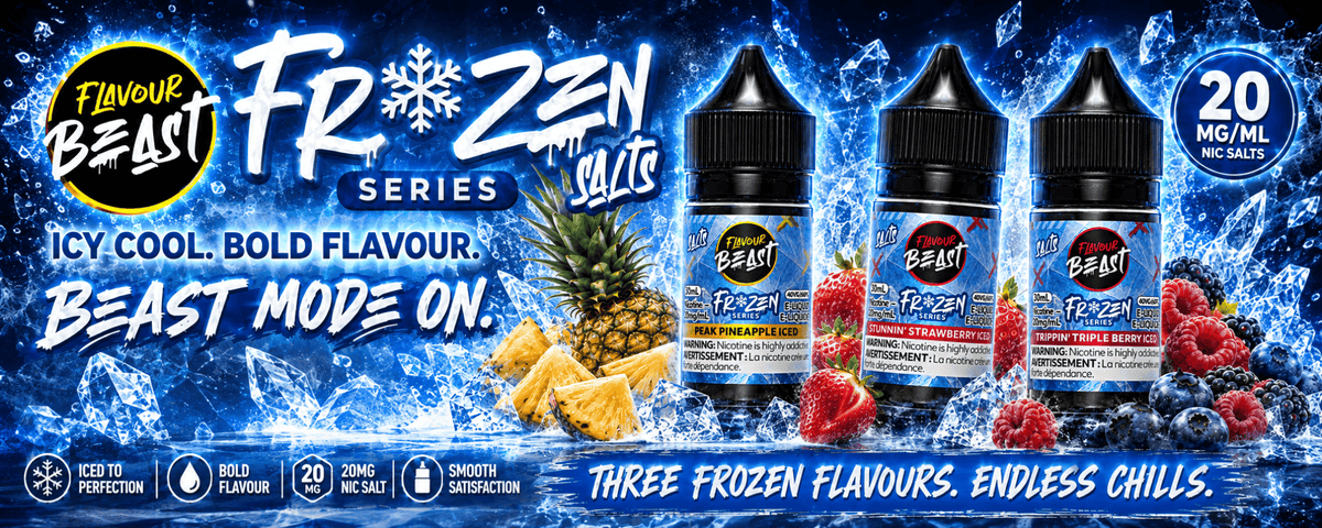 Flavour Beast Frozen Salt Nic at Winkler Vape SuperStore in Manitoba Canada