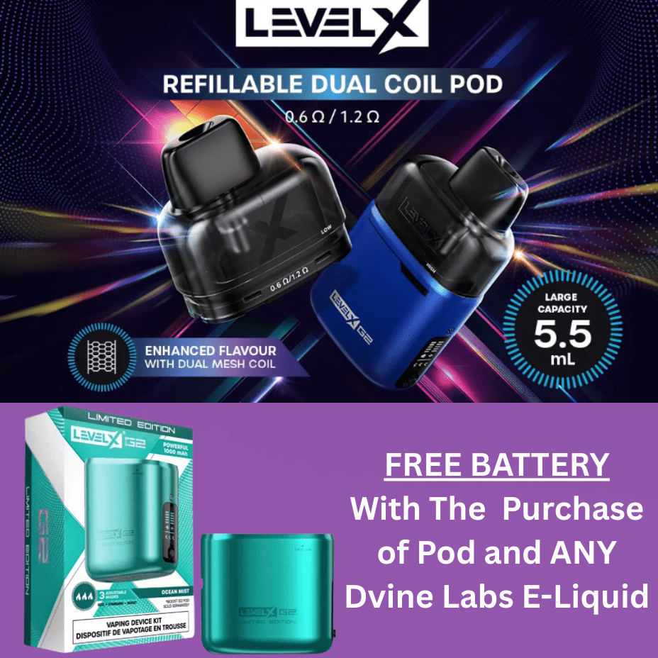 Flavour Beast Level X Refillable Pods in Manitoba at Winkler Vape SuperStore