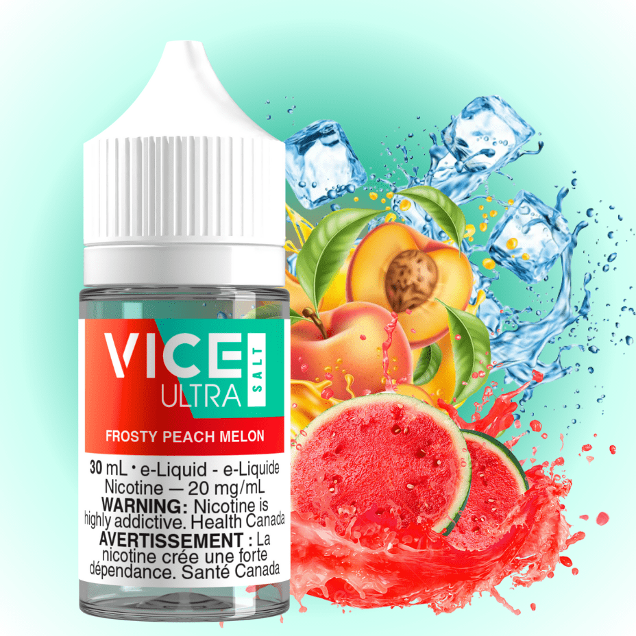 Vice Ultra Salt - Frosty Peach Melon at Airdrie Vape SuperStore and Bong Shop in Alberta Canada