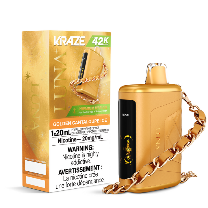 Kraze Luna Disposable Vape-Golden Cantaloupe Ice