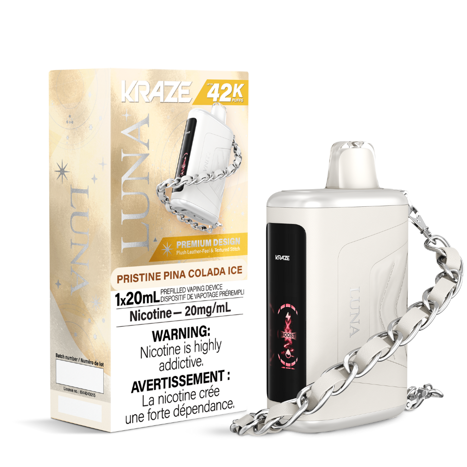 Kraze Luna Disposable Vape-Pristine Pina Colada Ice