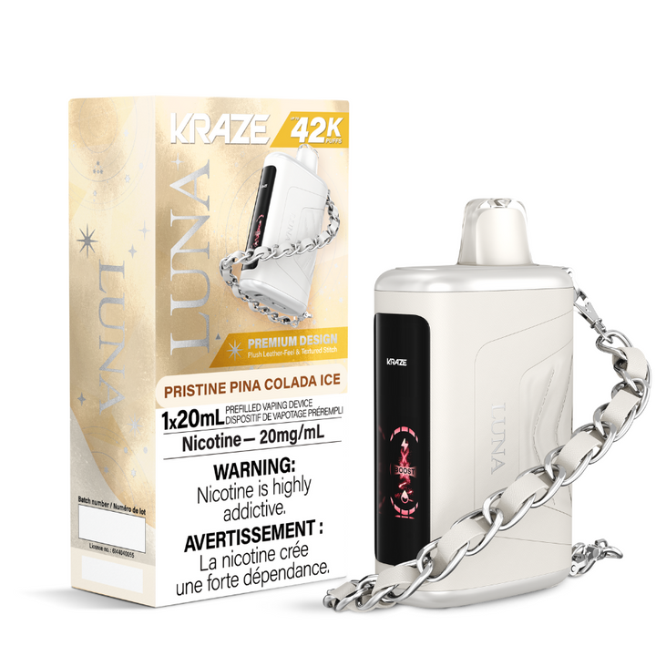 Kraze Luna Disposable Vape-Pristine Pina Colada Ice
