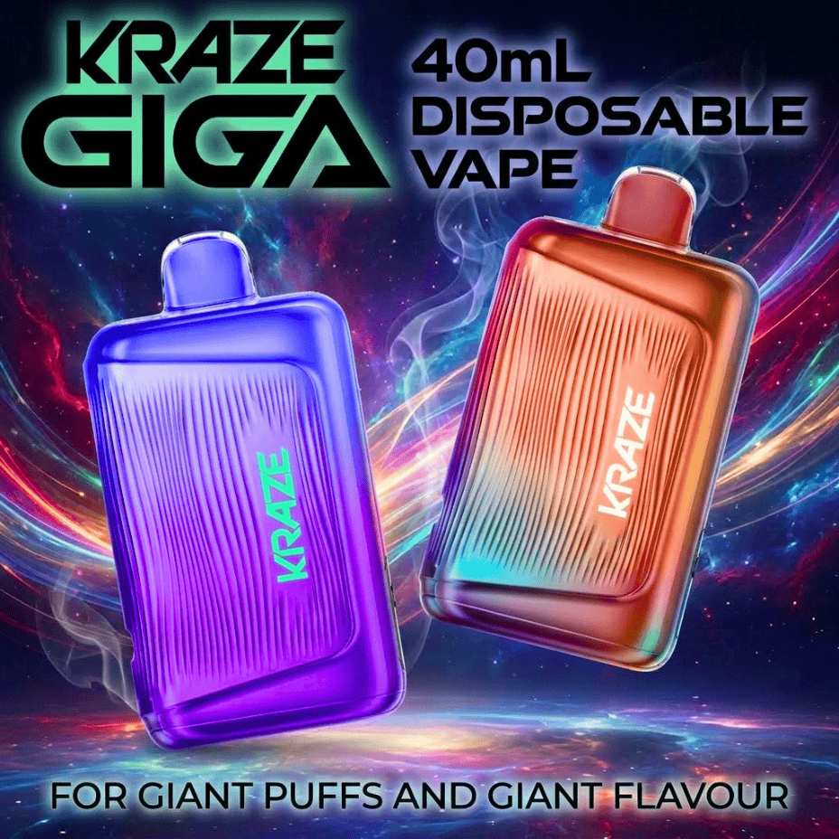 Kraze Giga 150K Disposable Vapes Winkler Vape SuperStore and Bong Shop Manitoba Canada