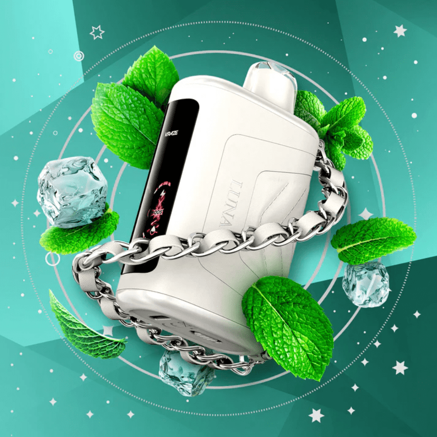 Kraze Luna Disposable Vape-Diamond Spearmint Ice is 42,000 puffs in Manitoba Canada