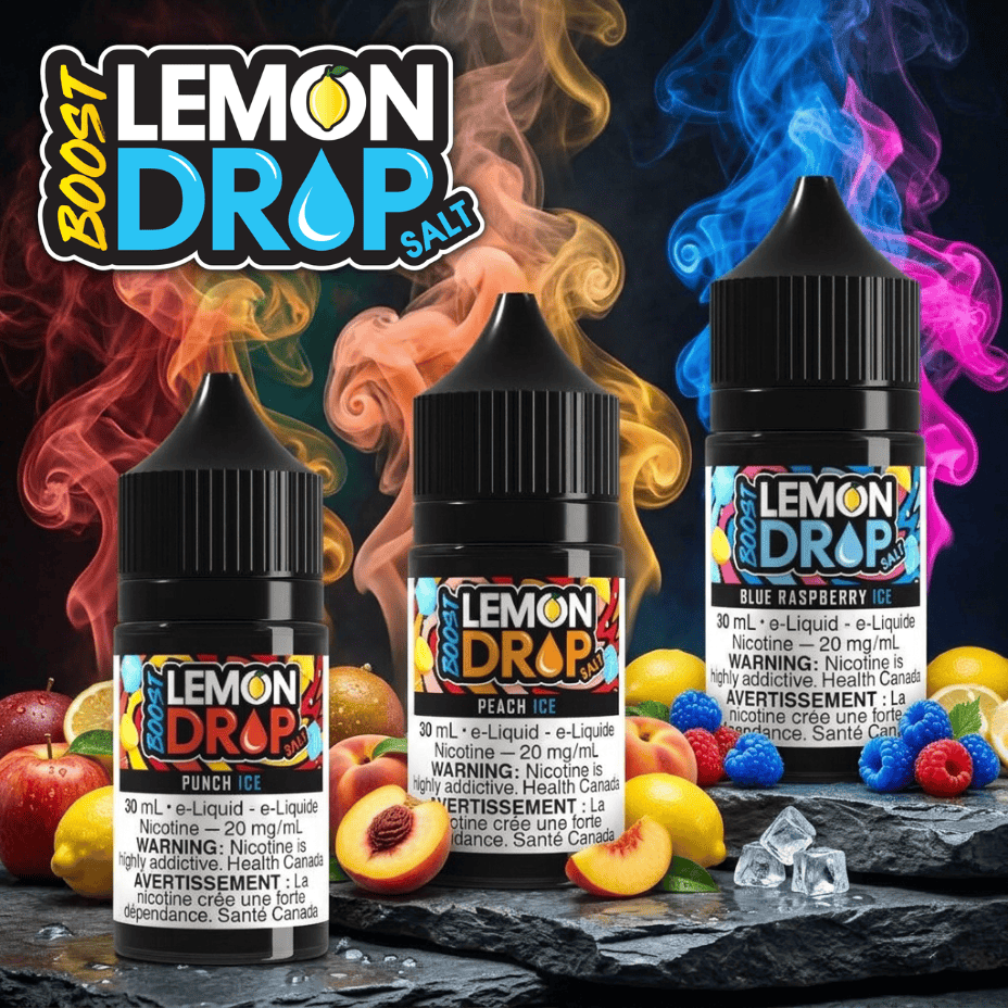 Lemon Drop Boost Salt 30mL Winkler Vape SuperStore and Bong Shop Manitoba Canada