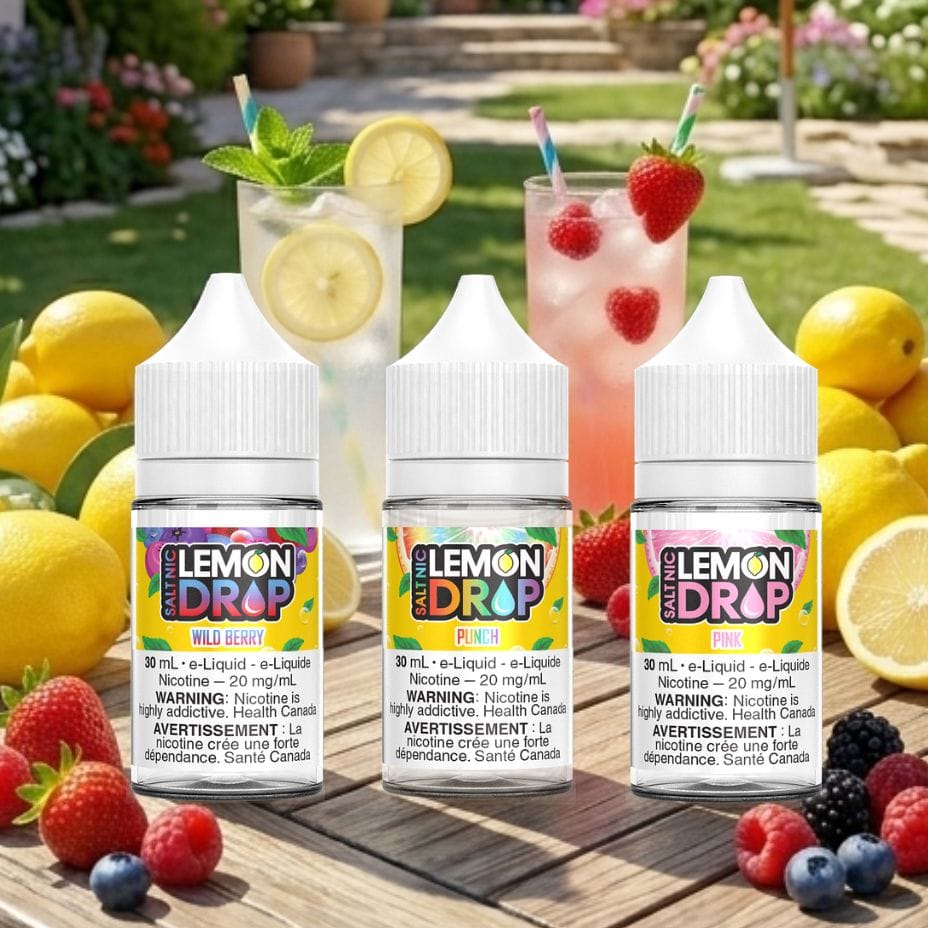 Lemon Drop Salt E-Liquid Winkler Vape SuperStore and Bong Shop Manitoba Canada