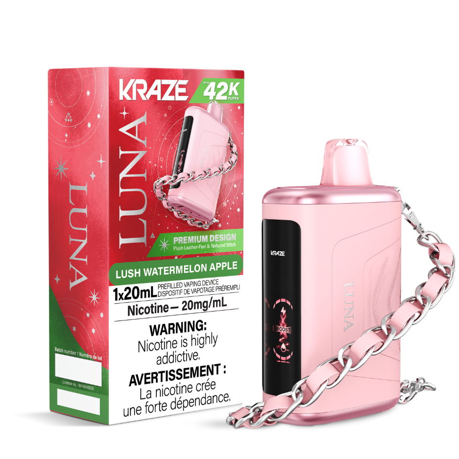 Kraze Luna Disposable Vape-Lush Watermelon Apple