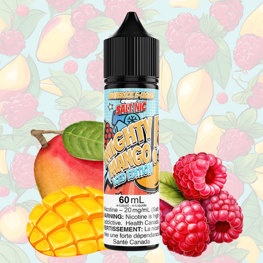 Mighty Mango Iced Salt by Maverick E-Liquid 60ml / 20mg Winkler Vape SuperStore and Bong Shop Manitoba Canada