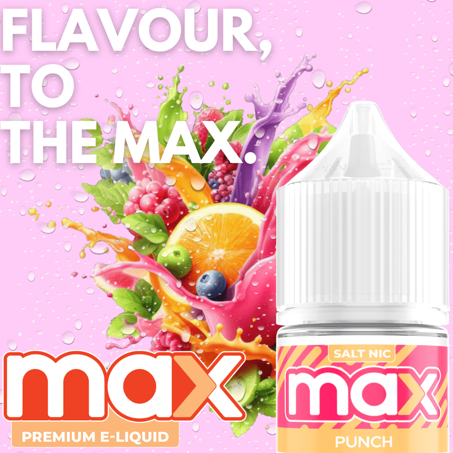 Max Salt Nic E-Liquid Winkler Vape SuperStore and Bong Shop Manitoba Canada