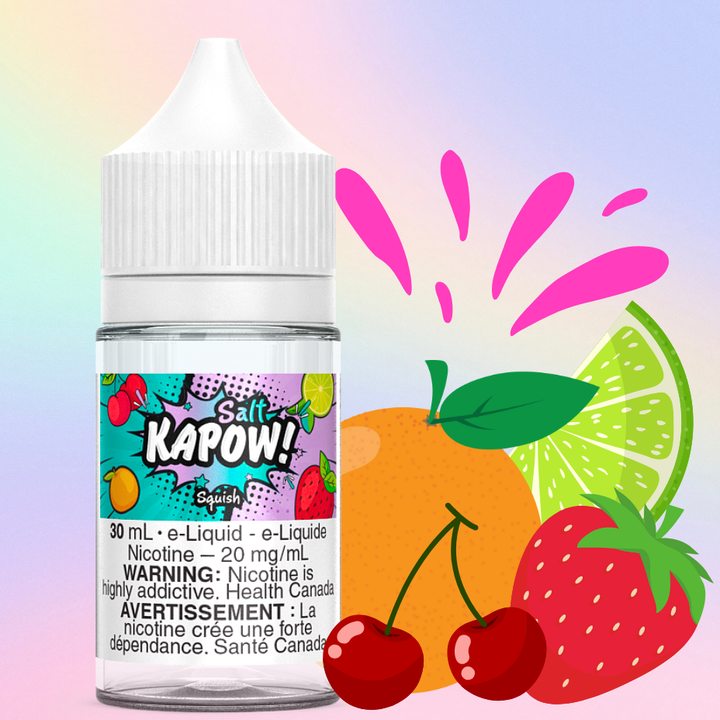 Squish Salt by Kapow E-liquid 30ml / 12mg Winkler Vape SuperStore and Bong Shop Manitoba Canada