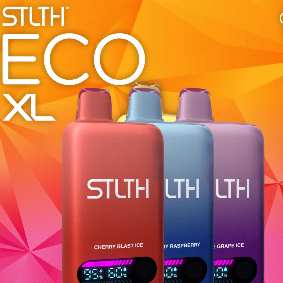 STLTH ECO XL DISPOSABLE VAPE COLLECTION IMAGE AT WINKLER VAPE SUPERSTORE AND BONG SHOP IN         MANITOBA CANADA 