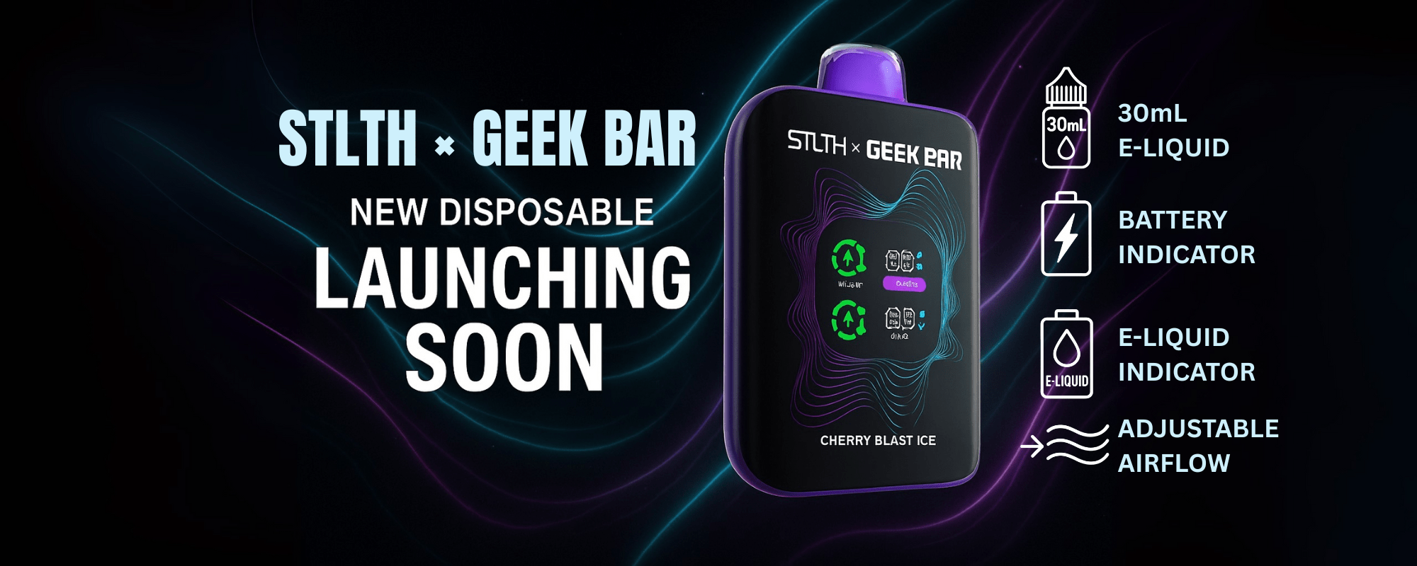 STLTH_x_GEEK_BAR Teaser Banner - Winkler Vape SuperStore