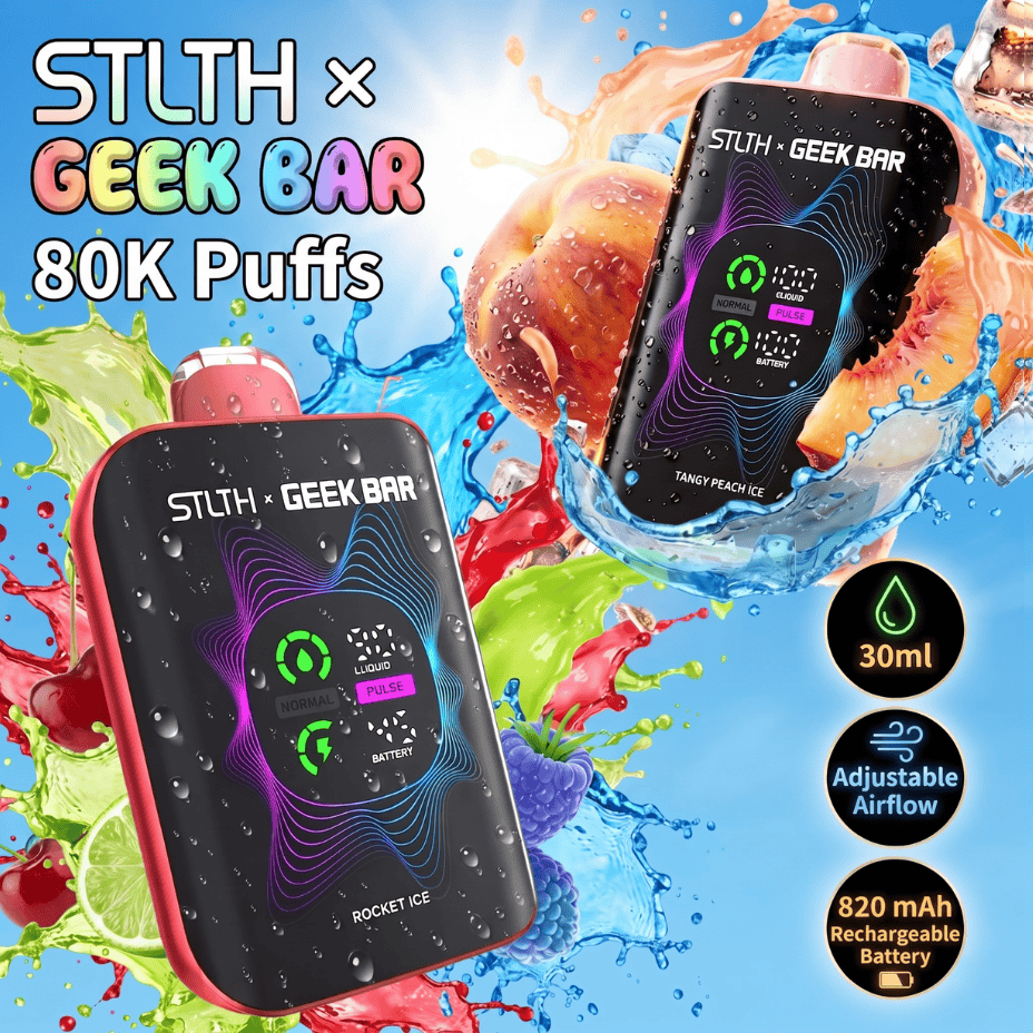 STLTH x Geek Bar 80K Disposable Vapes Winkler Vape SuperStore and Bong Shop Manitoba Canada