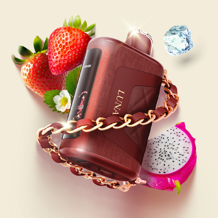 Kraze Luna Disposable Vape-Sassy Strawberry Dragonfruit Ice