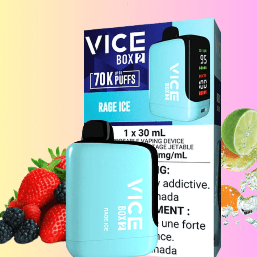 Vice Box 2 70k Disposable Vape - Rage Ice Winkler Vape SuperStore and Bong Shop Manitoba Canada