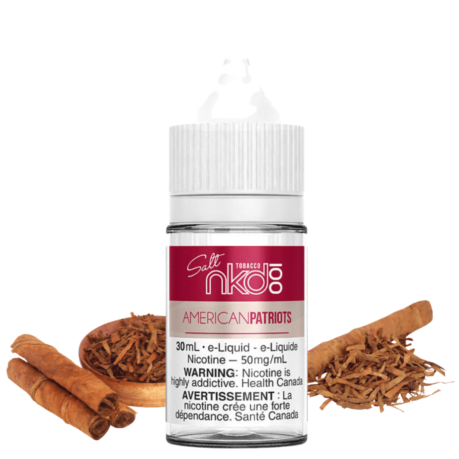 American Patriots Salt by Naked 100 30ml / 12mg Winkler Vape SuperStore and Bong Shop Manitoba Canada