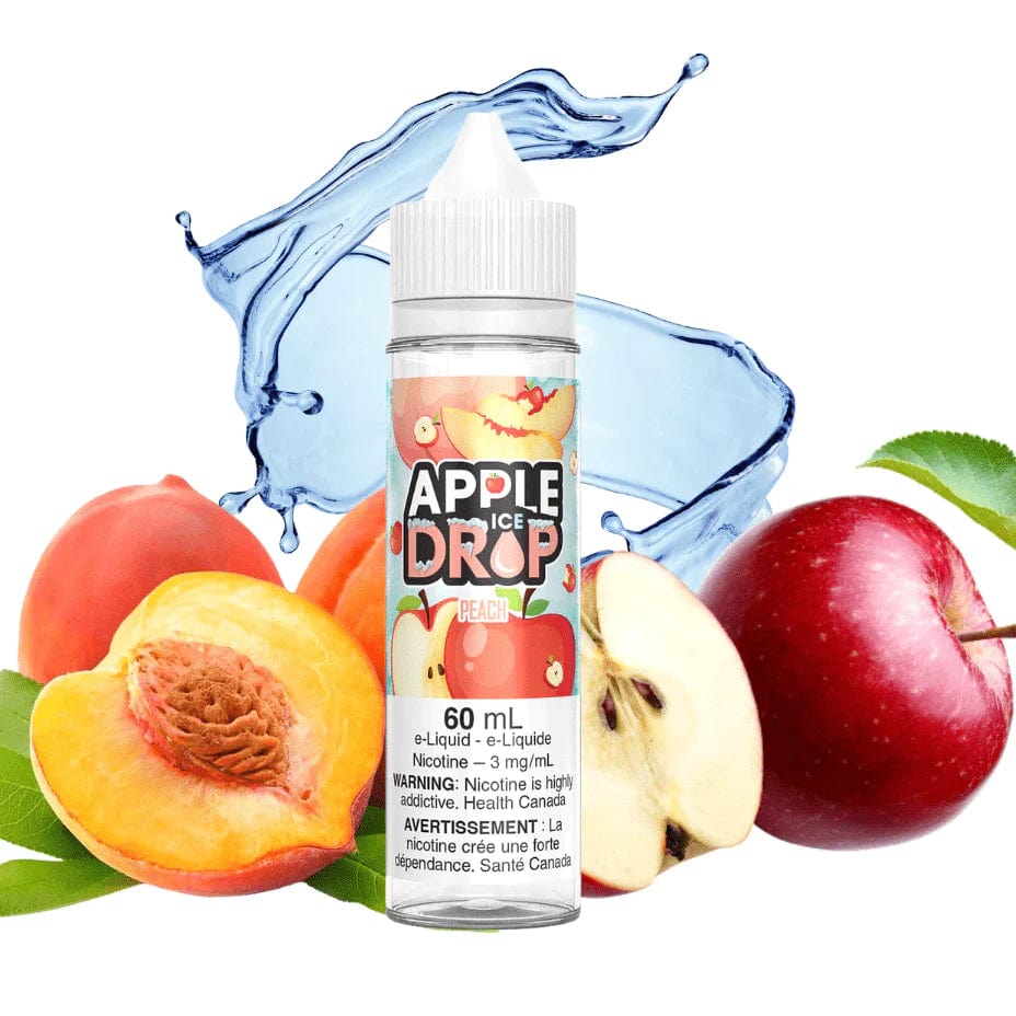 Apple Drop Freebase E-Liquid Peach Ice by Apple Drop E-Liquid Peach Ice by Apple Drop E-Liquid Winkler Vape SuperStore & Bong Shop