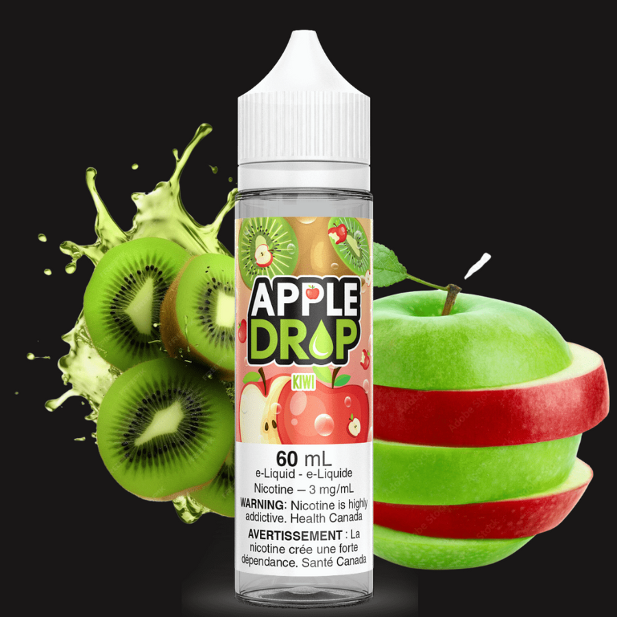 Apple Drop Freebase E-Liquid 3mg Kiwi by Apple Drop E-liquid Kiwi by Apple Drop E-liquid-Winkler Vape SuperStore, Manitoba, Canada