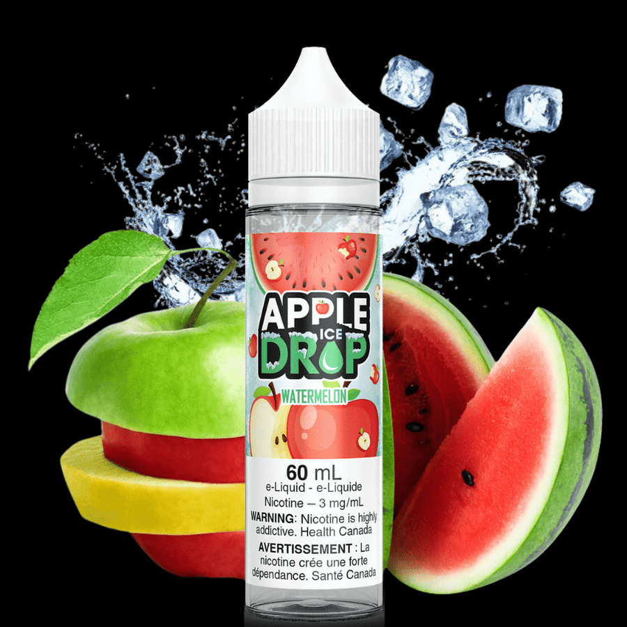 Apple Drop Freebase E-Liquid 60ml / 3mg Watermelon Ice by Apple Drop E-liquid Watermelon Ice by Apple Drop E-liquid-Winkler Vape SuperStore Manitoba
