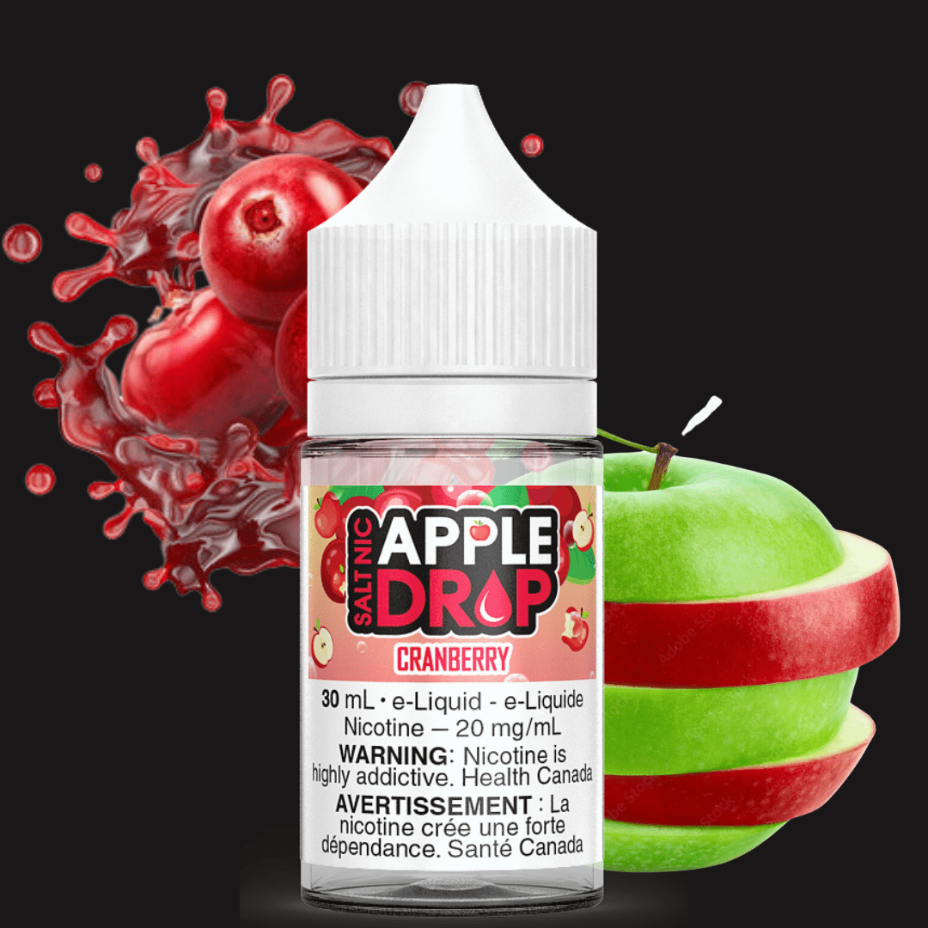 Apple Drop Salt Nic E-Liquid 12mg Cranberry Salt by Apple Drop E-liquid Cranberry Salt by Apple Drop E-liquid-Winkler Vape SuperStore, MB
