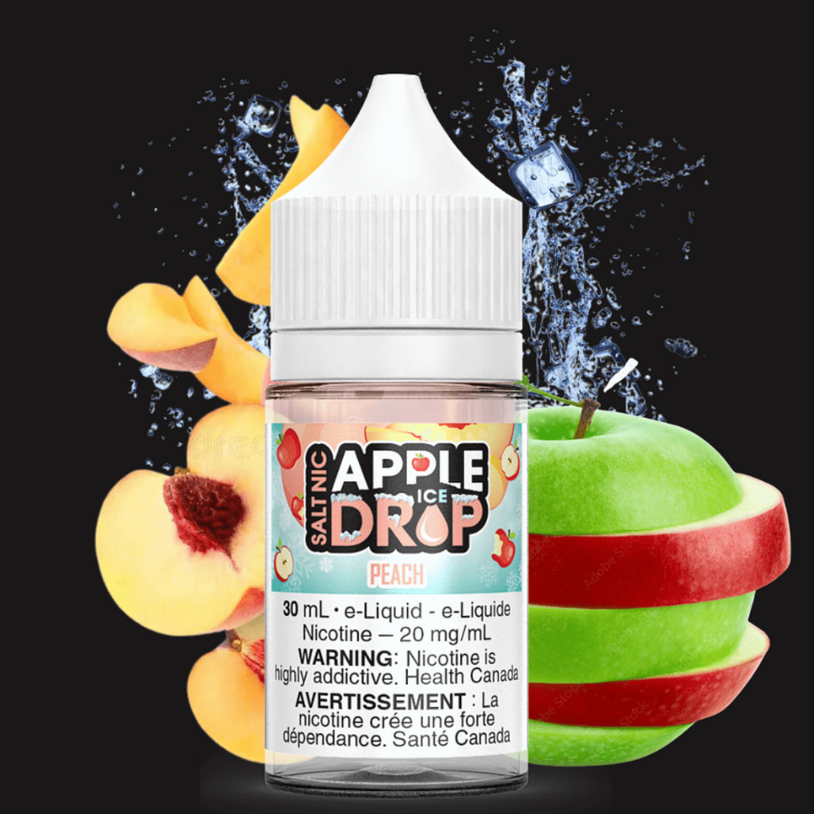Apple Drop Salt Nic E-Liquid Peach Ice Salts by Apple Drop E-Liquid Peach Ice Salts by Apple Drop-Winkler Vape SuperStore & Bong Shop MB