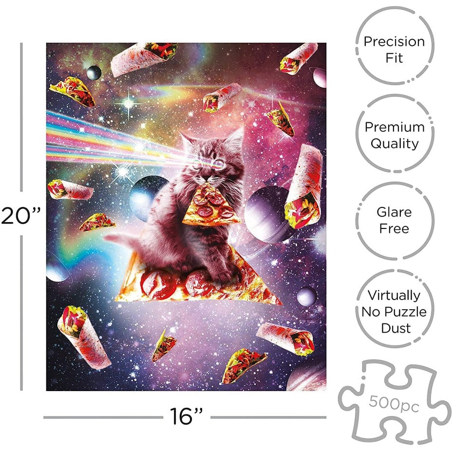 Aquarius 420 Accessories Aquarius-Random Galaxy Cat Pizza 3000pc Jigsaw Puzzle Aquarius-Random Galaxy Cat Pizza 3000pc Jigsaw Puzzle-Winkler Vape