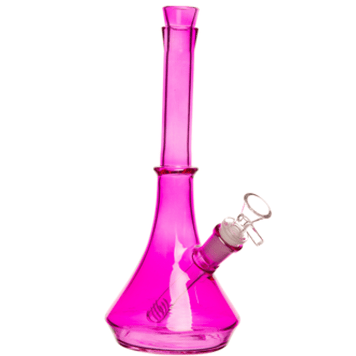 Arsenal Colored Glass Beaker 11" Pink Winkler Vape SuperStore and Bong Shop Manitoba Canada