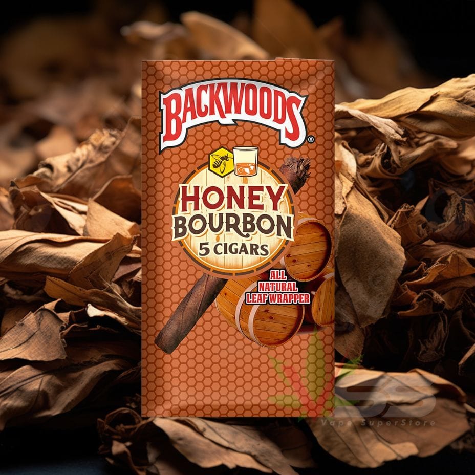 Backwoods Cigars - Honey Bourbon 5/pkg Winkler Vape SuperStore and Bong Shop Manitoba Canada