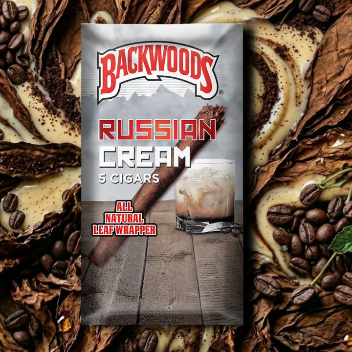 Backwoods Cigars-Russian Cream 5/pkg Winkler Vape SuperStore and Bong Shop Manitoba Canada