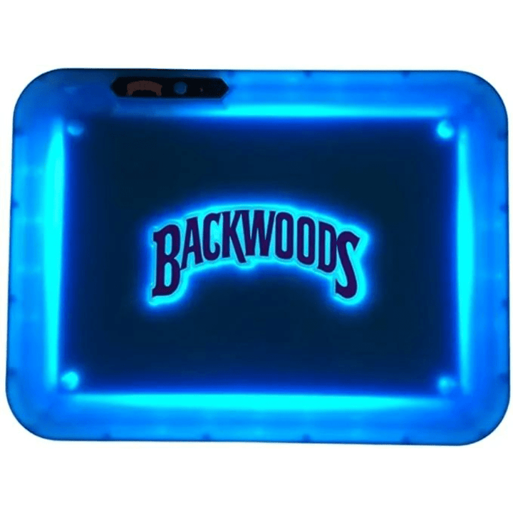 Backwoods Rolling Trays 9"x6" Backwoods LED Glow Rolling Tray-Bart Simpson Design Backwoods LED Glow Rolling Tray-Bart Simpson Design-Winkler Vape, MB