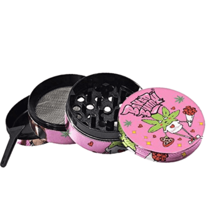Baked Bunny 4-Piece Grinder-50mm 50mm Winkler Vape SuperStore and Bong Shop Manitoba Canada