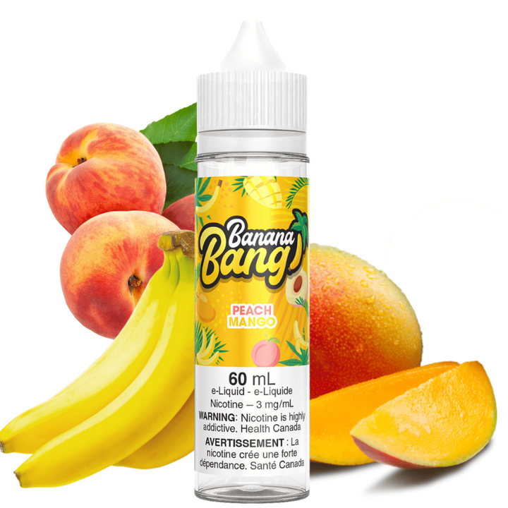 Banana Bang E-Liquid E-Liquid 3mg Peach Mango by Banana Bang Peach Mango by Banana Bang E-Liquid-Winkler Vape SuperStore Manitoba