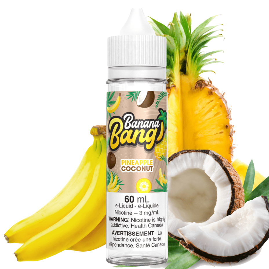 Banana Bang E-Liquid E-Liquid 3mg Pineapple Coconut by Banana Bang E-Liquid Pineapple Coconut by Banana Bang E-Liquid-Winkler Vape SuperStore 