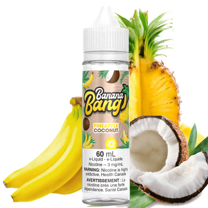 Banana Bang E-Liquid E-Liquid 3mg Pineapple Coconut by Banana Bang E-Liquid Pineapple Coconut by Banana Bang E-Liquid-Winkler Vape SuperStore 