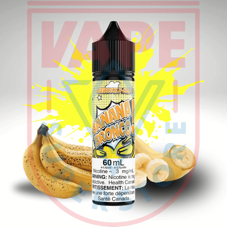 Banana Bronco by Maverick E-Liquid 60ml / 3mg Winkler Vape SuperStore and Bong Shop Manitoba Canada