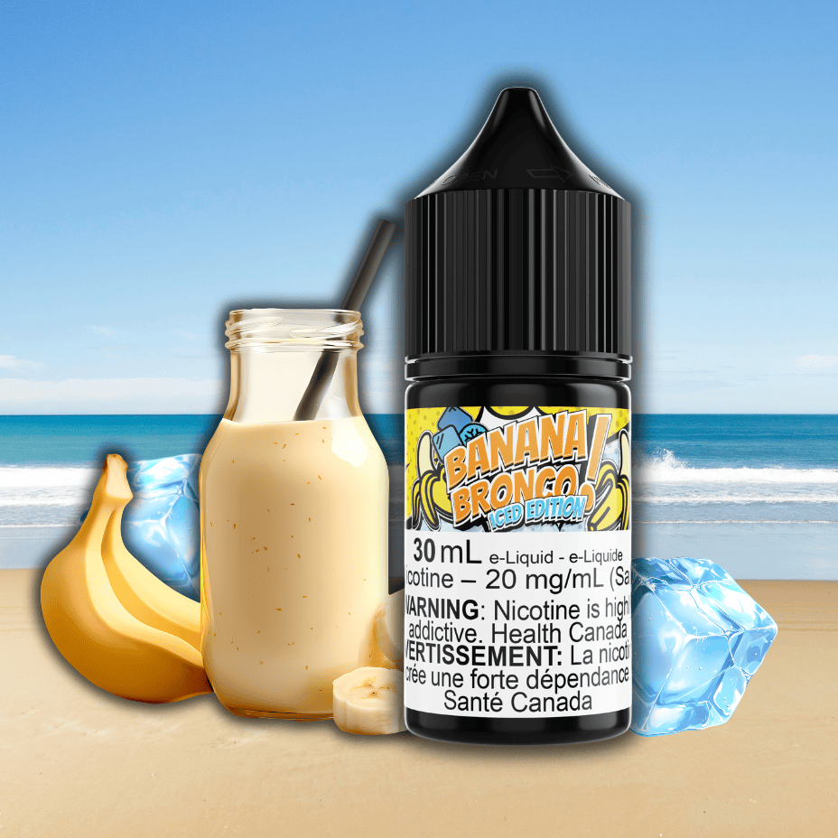 Banana Bronco Iced Salt by Maverick E-Liquid 30ml / 12mg Winkler Vape SuperStore and Bong Shop Manitoba Canada