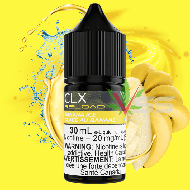 Banana Ice Salt by CLX Reload E-Liquid Winkler Vape SuperStore and Bong Shop Manitoba Canada