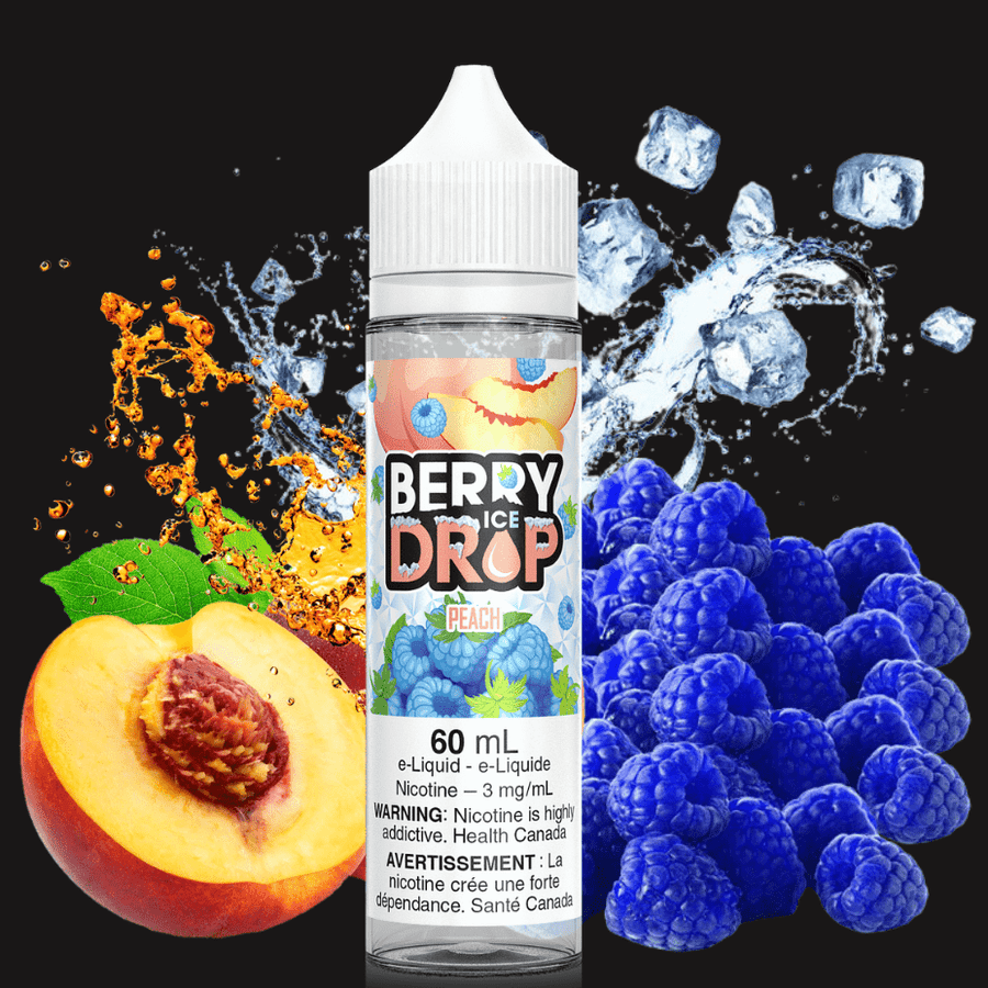 Berry Drop E-liquid Freebase E-Liquid 60ml / 3mg Peach Ice by Berry Drop E-liquid Peach Ice by Berry Drop E-liquid-Winkler Vape SuperStore Manitoba, CA